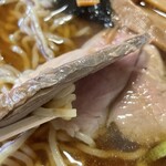 東京庵 - 『中華そば(醤油)』のチャーシュー