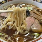 東京庵 - 『中華そば(醤油)』の麺