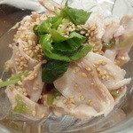 串酒場チチカブ - ガツ芯のワサビ和え