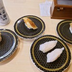 Hamazushi - 炙りのどぐろ✕2、北海道産あぶらがれい、北海道礼文島産紅ほっけ