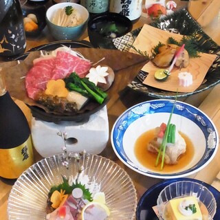 鳥取和牛・漁港直送鮮魚で華やぐ宴会