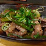 鍋と肴と酒 いいち - あごすじとアスパラの塩だれ焼