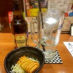 旬肴酒家 どん呑 - ホッピーセット赤　572円＋お通し　330円