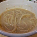 鍋と肴と酒 いいち - 〆の麺（中太）