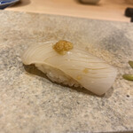 鮨 さいとう - 肴は炙ったイカで良い