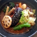 一文字カリー店 - チキンベジタブルスープカレー