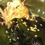 鮨 さいとう - ワカメとミョウガ