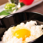 Wasara - 養鶏場から直送される真卵を使用。シンプルかつ大胆な味わい。〆にも相応しい料理です。