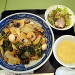 麗華 - ２０１３／６　具だくさん揚げそばセット