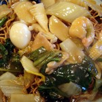 麗華 - ２０１３／６　具だくさん揚げそば