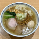 らぁ麺 すぎ本 - 塩味玉らぁ麺＋ワンタン