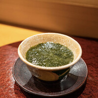 鮨 かの - 青海苔茶碗蒸し