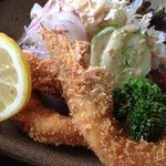 お食事処 もりえい - 車エビフライ