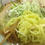 中華そば きずな - 塩ラーメン￥700＋大盛り￥150