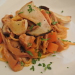 リストランテ ラ チャウ - ピエモンテ州クーネオ産ポルチーニ茸とウサギのタリオリーニ　