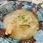 奈良 - エビとお餅のおろし餡掛け