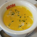 タヴェルナハンバーグ - 本日の自家製スープ(南瓜)￥418税込み(R2.2.15撮影)