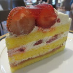 M&C Cafe - 苺のショートケーキアップ