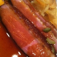ビストロ ボンファム - 鴨胸肉のロースト