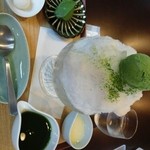 日本茶きみくら - 抹茶 670円 練乳 50円