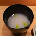 鮨 あらい - しじみ汁