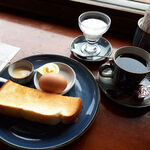 五十鈴川カフェ - モーニングセット　2023.2