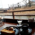 五十鈴川カフェ - モーニングセット　2023.2