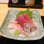 Wasabi - 刺身３種