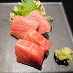 天冨良 麻布よこ田 - 本鮪の赤身と中とろ