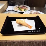 天冨良 麻布よこ田 - 車海老