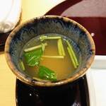 天冨良 麻布よこ田 - 鰆のスープ