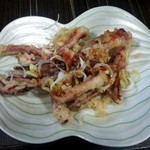 新世界 - タイ風げそ天、スイートチリ味のサッちゃんの閃きメニュー