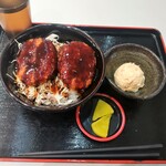 Katsudon Yoshibei - ミンチかつ丼並500円+ポテサラ100円