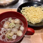 しゃぶせん - スープと〆の中華麺