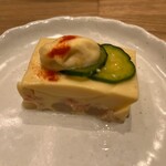 しゃぶせん - ランチお通し_絶品！　アスパラ豆腐