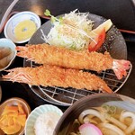 Honke Gontarou - 大海老フライ定食1,350円