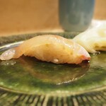 うを徳 - 明石 鯛（握り）