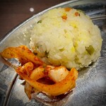 インド料理 スーリヤ - ライス、アチャール 