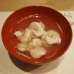 うを徳 - 潮汁（鱈 白子）