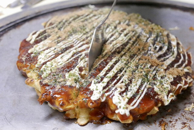 甘党 お好み焼 かく庄>