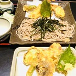 福壽庵 - 天ざると野菜天盛り合わせ