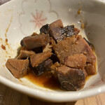 Taishuudouraku Kappou Sandaime Akatsu - お通しが美味しい、マグロフレークの煮物