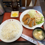 大井楼 - 特製味噌カツ定食　1,350円税込　R5.2.23