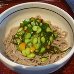 越前三国屋 - 夏野菜と昆布のねばねばぶっかけ