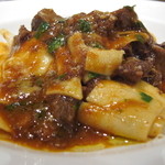 リストランテ ネグラマーロ - グーラッシュ仕立ての和牛ほほ肉煮込みソース手打ちパッパルデレ