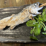 山の寺 邑居 - ヤマメの塩焼き