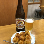 うまい屋 - ビール(中瓶) 550円