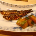 鮨 美菜月 - 稚鮎と加賀胡瓜
