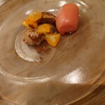 Bistro TAKU - 大好き金柑ものっててうま〜い♪