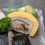 文の里松寿し - 大阪ずし（伊達巻寿司）